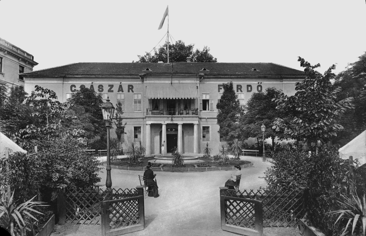 A budapesti Császár fürdő 1906-ban (Fotó: Fortepan/Deutsche Fotothek/Brück und Sohn)