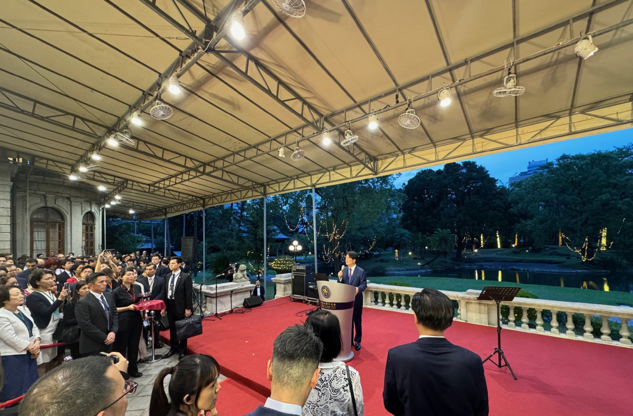 Az új tajvani elnök, Laj Cseng-tö beiktatása 2024. május 20-án (Fotó: Magyar Hang/Lukács Csaba)