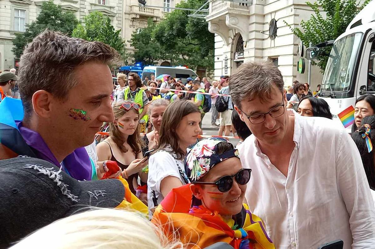 Karácsony Gergely főpolgármester a 29. Budapest Pride-on