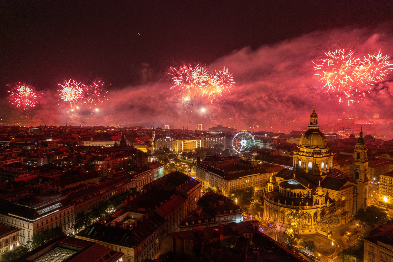 Augusztus 20. - Tûzijáték Budapesten