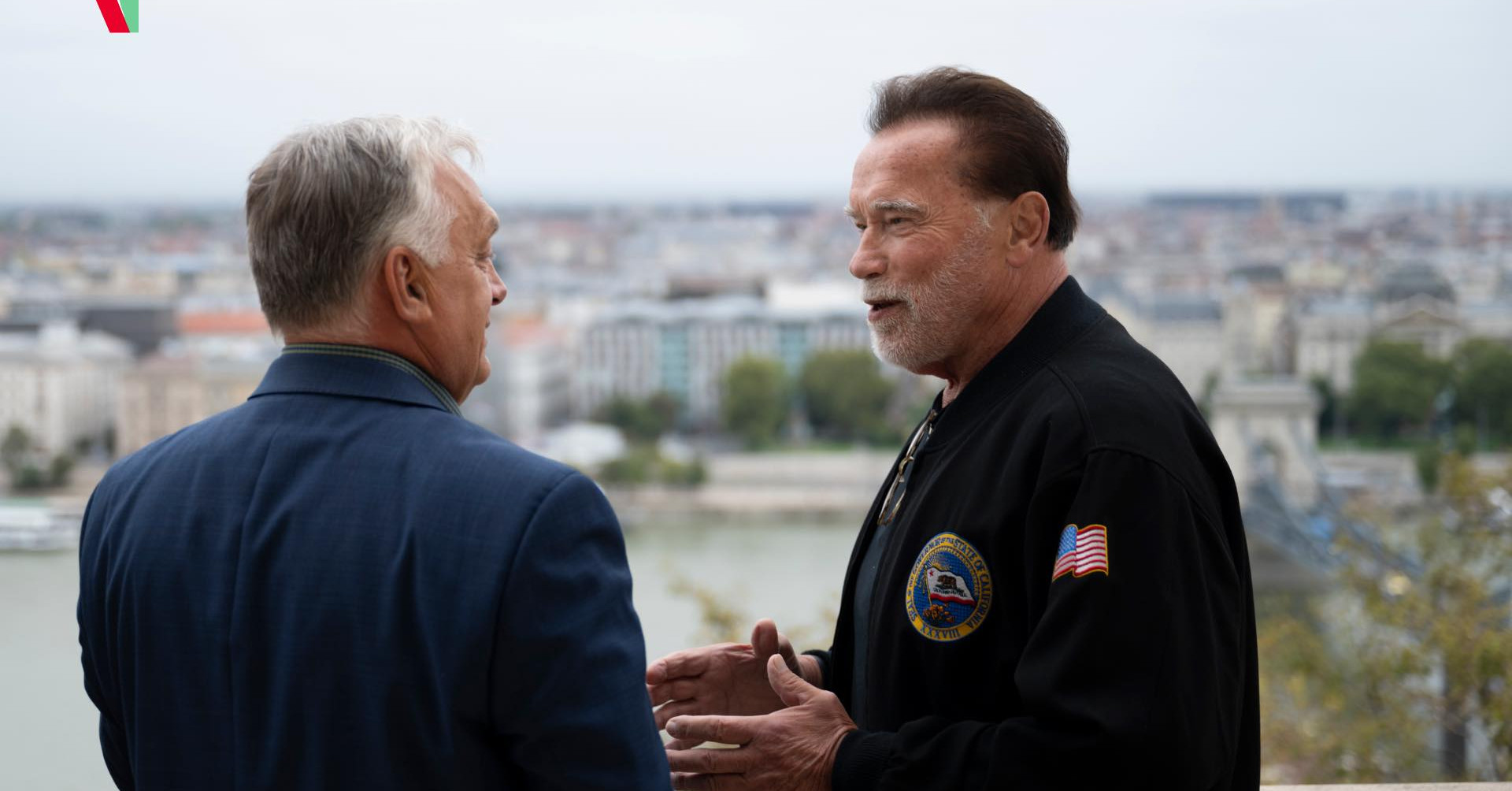 Inkább vele mentem! – képeken Orbán és Scwarzenegger találkozása