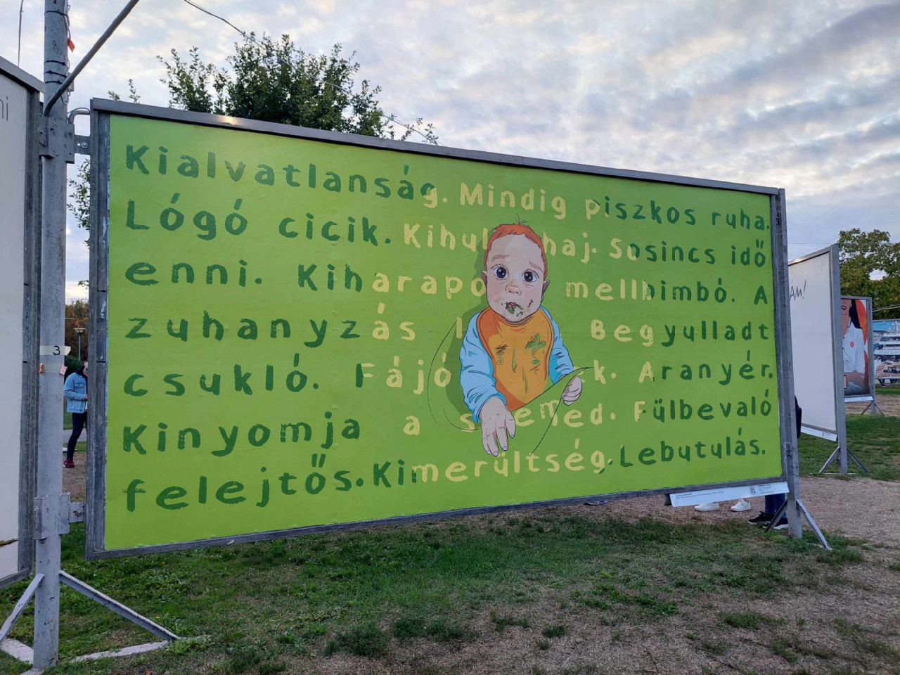 Az ARC kiállítás plakátja (Fotó: Hutter Marianna)