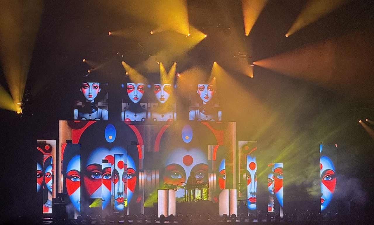 Jean-Michel Jarre Budapesten (Fotó: Zimon András)