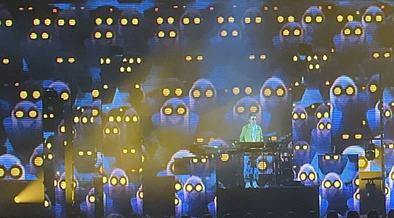 Jean-Michel Jarre Budapesten (Fotó: ZImon András)