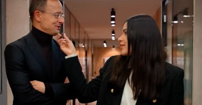 Gáspár Evelin is Moszkvában volt Szijjártó Péterrel