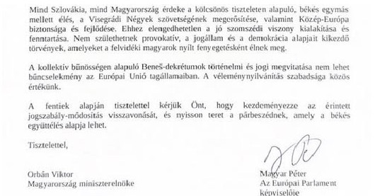 Magyar Péter lépésre kényszerítené Orbán Viktort a felvidéki magyarok védelmében