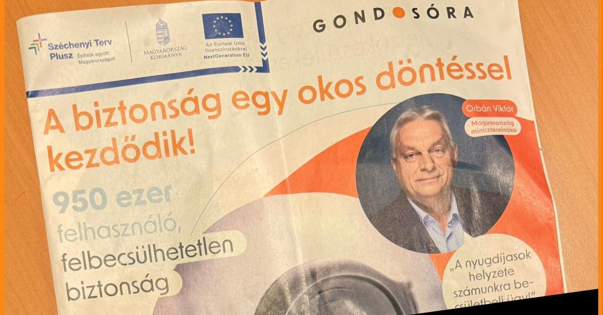 A gondosórát is bevetik a kampányban, Orbán arcképével küldenek lapot az időseknek