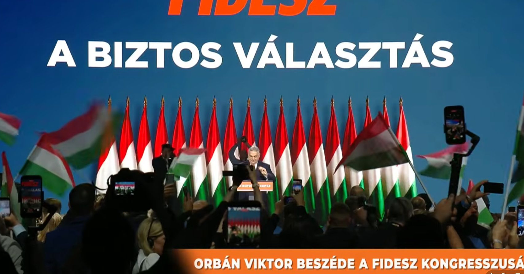 Orbán Viktor: Barátaim, a győztes csapat itt áll előttetek