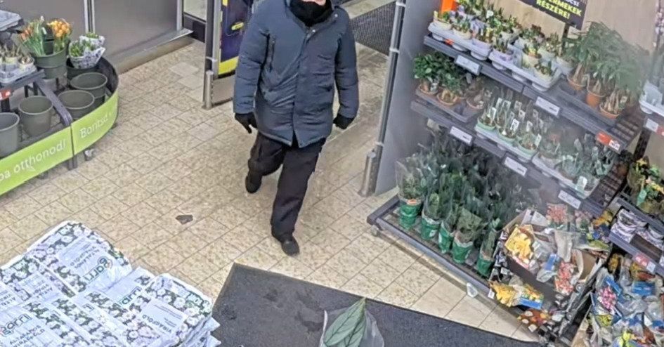 Kamerafelvétel készült a körmendi bolti rablóról