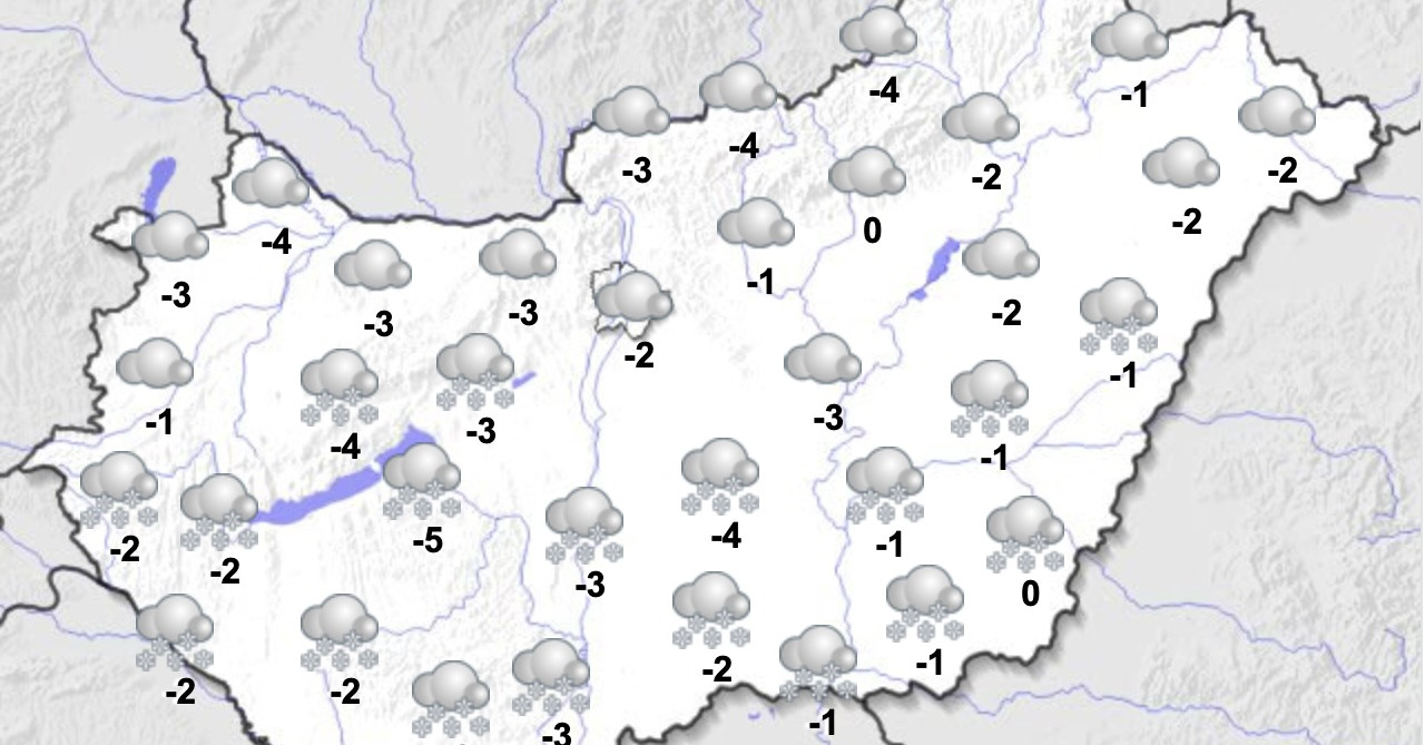 Havazás, ónos eső – országos figyelmeztetést adott ki a HungaroMet
