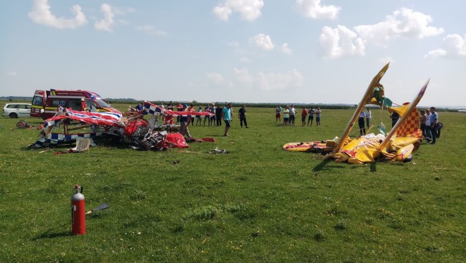 Videón a szombati romániai repülőgép-baleset
