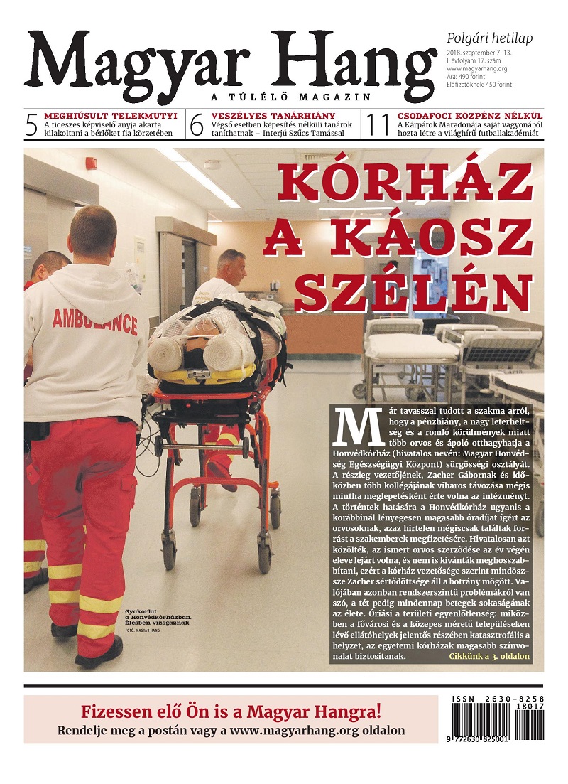 Kórház a káosz szélén – Magyar Hang-ajánló