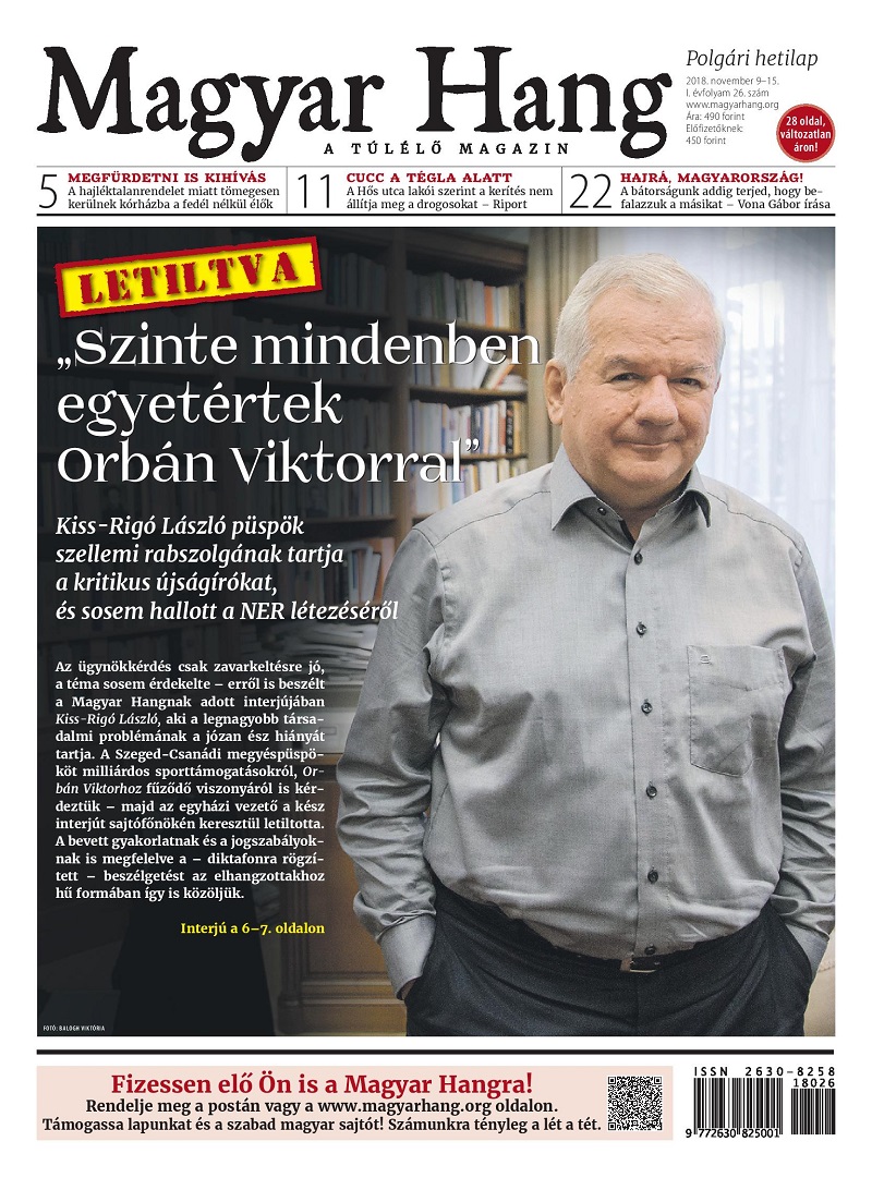 „Szinte mindenben egyetértek Orbán Viktorral” – Magyar Hang-ajánló