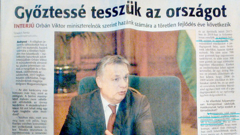 Eltiltották a lapszerkesztéstől az Orbán-interjú meghamisítóját