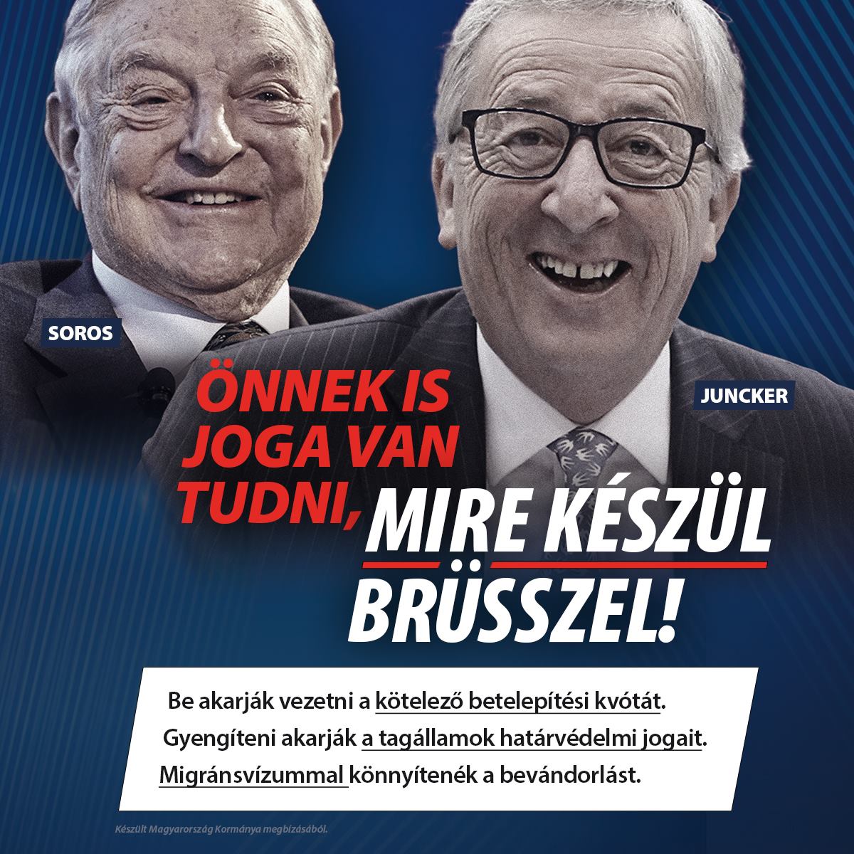 A Néppárt elnöke is kiakadt a kormány új kampányán, Juncker kirakná a Fideszt