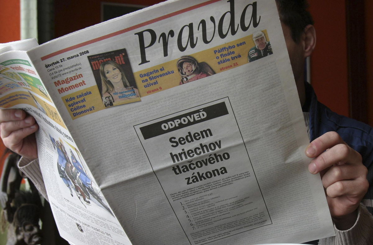 Rátaposnának a sajtó torkára Szlovákiában