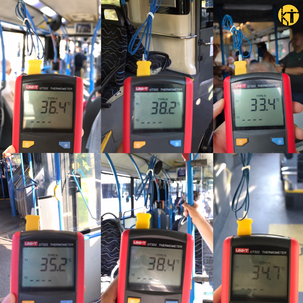 Működésképtelen klímák, 35 fok körüli hőség a BKV-buszokon