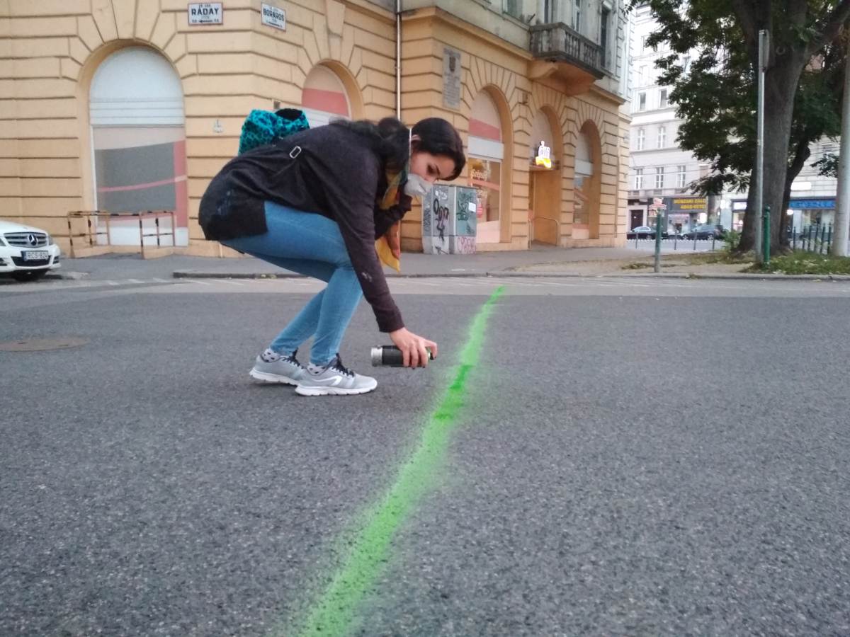 Puzsérék felrajzolták az utakra, hol húzódnának a sétálóövezet határai