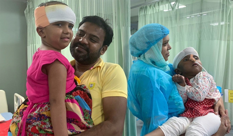 Újra műtik a magyar orvosok a szétválasztott bangladesi ikreket