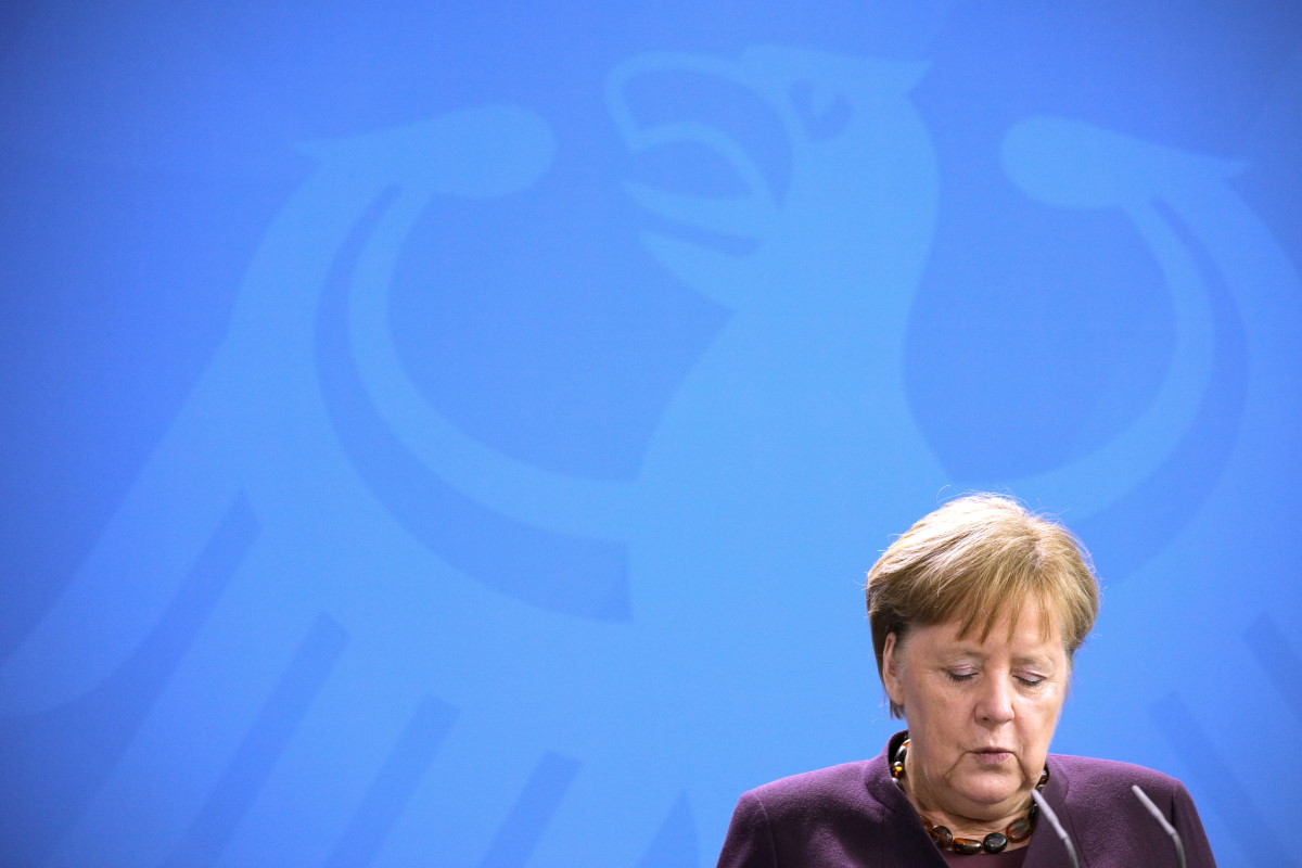 Angela Merkel drámai beszéde