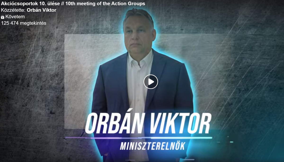 Orbán Viktor új videója – Mintha egy akciófilm előzetesét néznénk