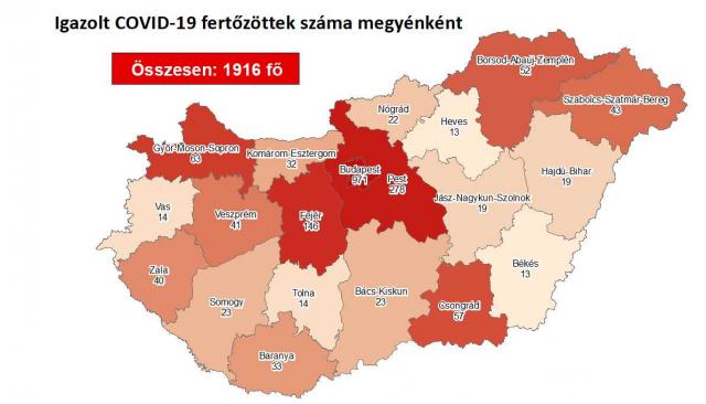Koronavírus: újabb 17 beteg hunyt el Magyarországon