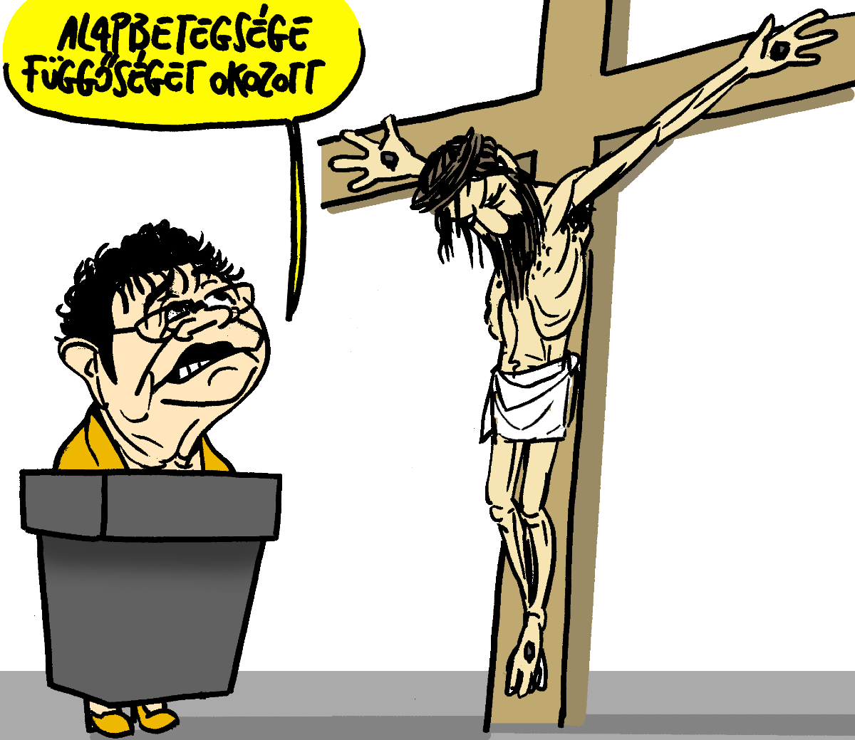 A keresztény szabadság karikatúrája