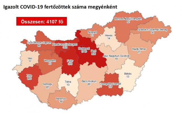 Koronavírus: meghalt egy 100 éves beteg, öt új fertőzöttet találtak