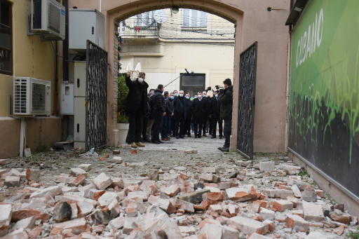 Felszaggatta a háborús sebeket a horvátországi földrengés
