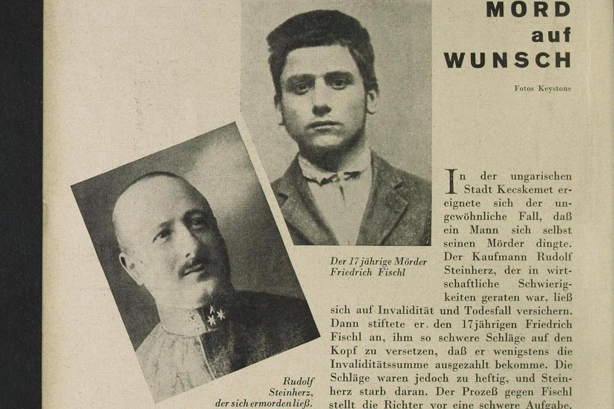 A Steinherz-sztori, avagy kilencven éve történt az egyik legkülönlegesebb magyarországi bűnügy