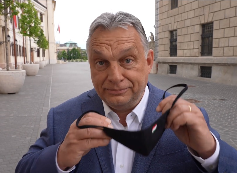 Orbán Viktor: Good bye, maszk!
