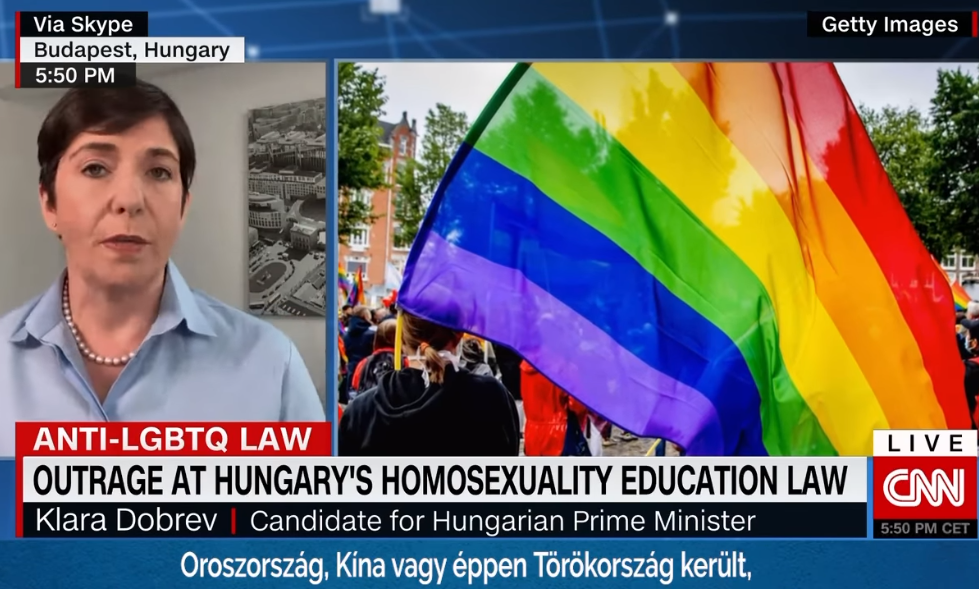 Dobrev Klára a CNN-ben: Orbán azt akarja, hogy az emberek mindig gyűlöljenek valakit